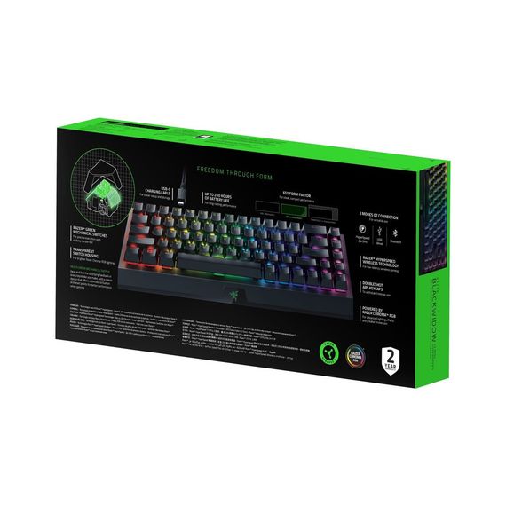 Клавіатура Razer BlackWidow V3 Mini Hyperspeed Green Switch RU (RZ03-03891600-R3R1) | Зображення 6