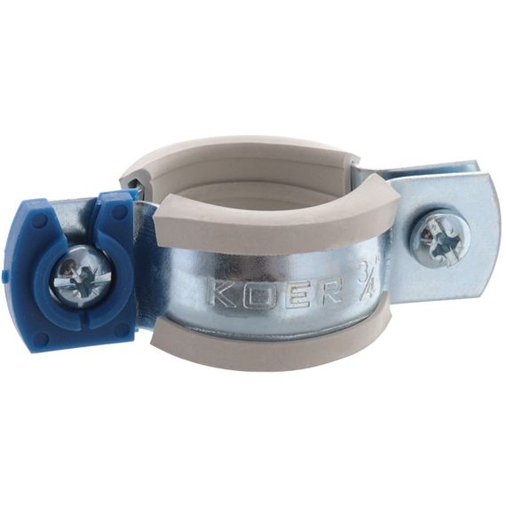Хомут трубний оцинкований Koer KCB.10.G 3/4" (26-30) сірий (KR2785) | Зображення 2