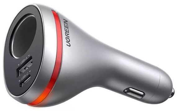 Автомобільний зарядний пристрій Ugreen CD204 Car Charger 2 x USB Ports | Зображення 1