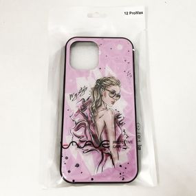 Чохол Apple Iphone 12 Pro Max. My style рожевий HZ-67