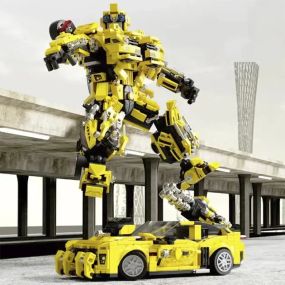 Машинка Робот-Конструктор Трансформер 2 в 1 Бамблбі