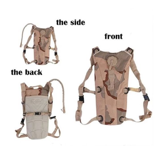 Військовий гідратор для води 3 літри Мультикам, Тактичний гідратор-рюкзак для військових   знижка | Зображення 3
