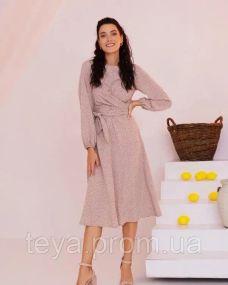 Плаття для жінок колір бежевий розмір XXL FI_005087