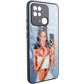 TPU+PC чохол Prisma Ladies для Xiaomi Redmi 10C / Poco C40 TPU+PC, Black in White