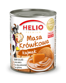 Cгущенное молоко вареное с карамелью Helio, 400г Польша