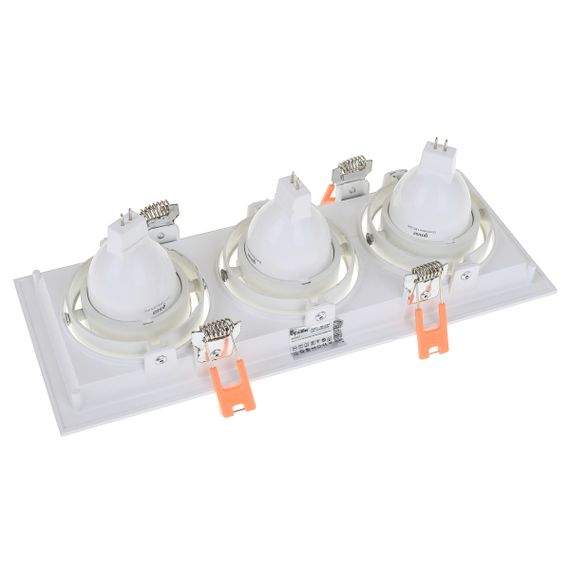 Светильник точечный поворотный HDL-DT 107/3 MR16 | Зображення 1