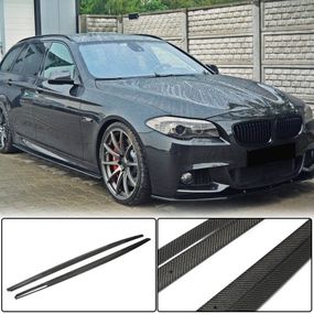 Накладки на пороги (для F10 M-Sport/M5, Карбон) для BMW 5 серия F-10/11/07 2010-2016 гг
