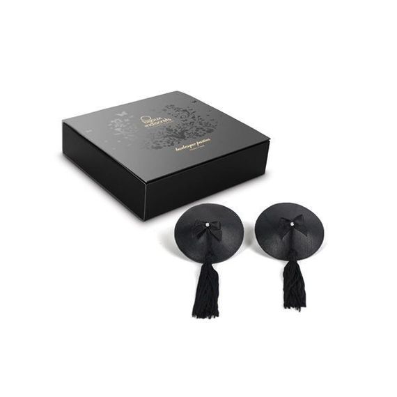 Пестіс Bijoux Indiscrets Burlesque pasties ORIGINAL BLACK | Зображення 2
