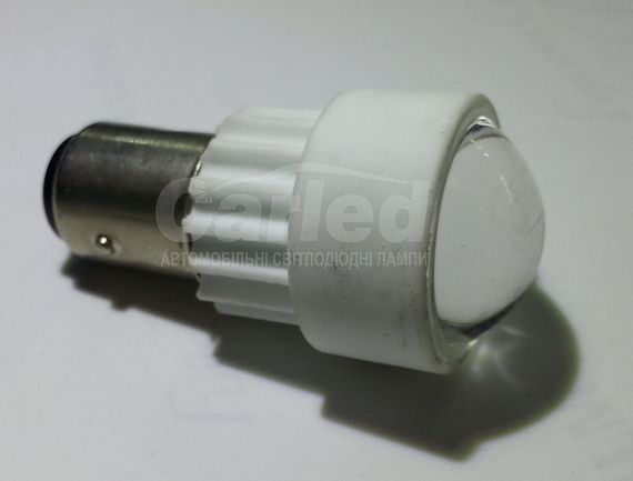 Светодиодная автолампа 1157 - P21/5W - BAY15d, 3PCS 3W WHITE(200Lm) ceramic lamp двухконтактная | Зображення 1