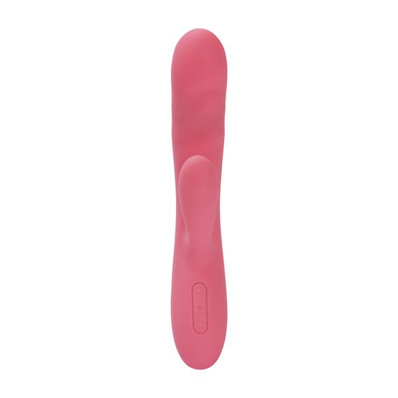Вібратор-кролик Svakom Avery Strawberry Pink зі стовбуром, що рухається, рух вперед-назад | Зображення 6