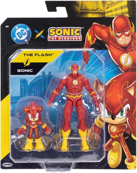 Ігровий набір фігурок DC та Sonic the Hedgehog: Сонік і Флеш | Зображення 1