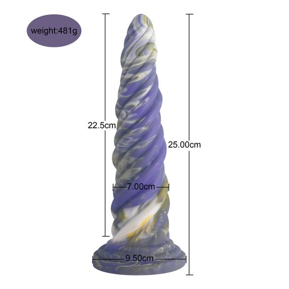 Фалоімітатор незвичайної форми "Cuttlefish penis" Sex Aura | Зображення 9