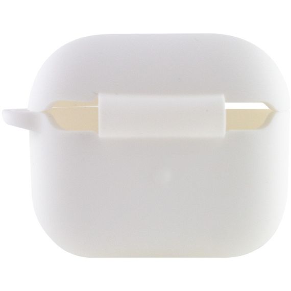 Силіконовий футляр для навушників AirPods 3 Білий / White | Зображення 2