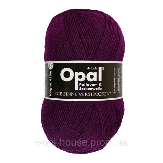 Шкарпеткова пряжа Opal Sockenwolle uni,  9938