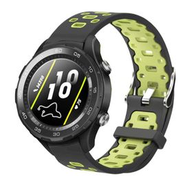 Спортивный ремешок Primo Perfor Classic для часов Huawei Watch 2 - Black&Green