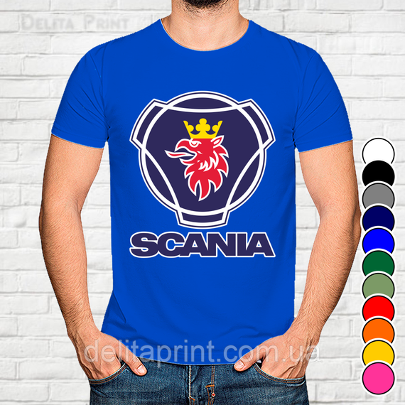 Футболка с принтом авто "Cкания / Scania" | Зображення 2