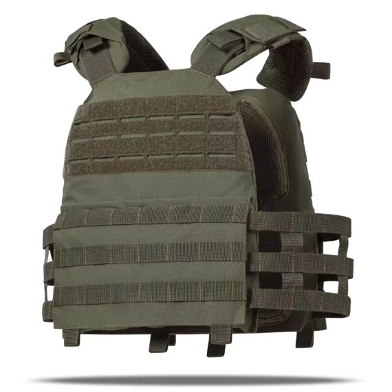 Плитоноска MVP Lite Ukrarmor Modular Vest Platform, плитоноска-носій Cordura MOLLE ЗСУ, страйкбол, колір Олива