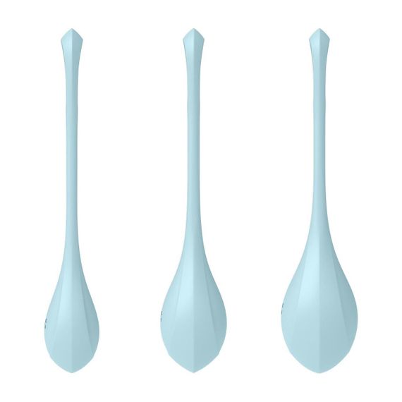 Набор йони бусин Satisfyer Yoni Power 2 Light Blue (повреждена упаковка!!!) sexstyle | Зображення 2