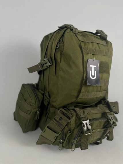 Рейдовий модульний рюкзак Ultimatum RT-213 Олива 55 літрів,Штурмовий похідний тактичний рюкзак | Зображення 2