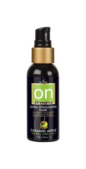 Збуджувальна змазка на гібридній основі Sensuva Ultra-Stimulating On Insane (57 мл), Caramel Apple