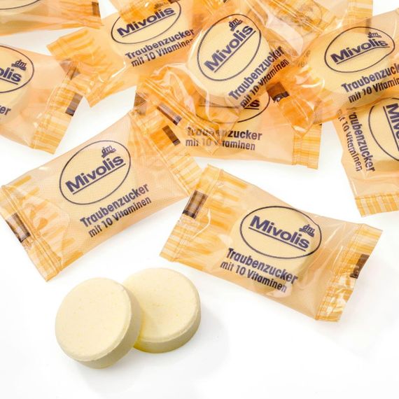 Конфеты Mivolis с 10 витаминами – Источник энергии и витаминной поддержки с сочным апельсиновым вкусом | Зображення 1