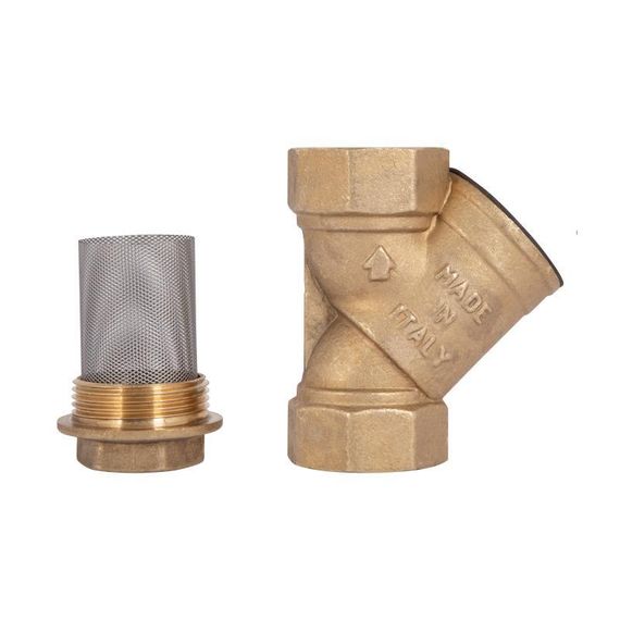 Фільтр косий Icma No50 грубого очищення 1 1/4" ВВ латунний 83050AG05 | Зображення 5