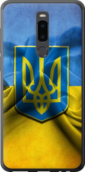 Чехол на Meizu Note 8 Флаг и герб Украины 1 "375u-1610-17620"