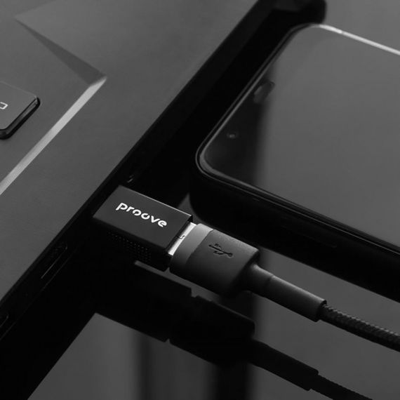 Перехідник OTG Proove Extension USB to Type-C black | Зображення 5