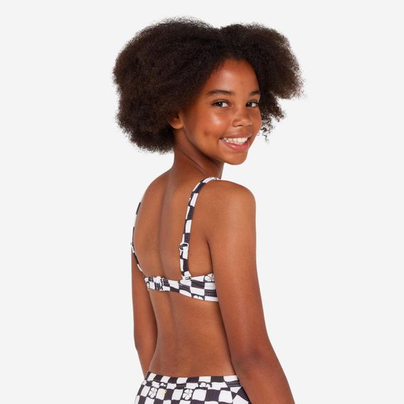 Верх купальника Nora для дівчат білий з чорним - 14-15 р 160-66 см | Зображення 2