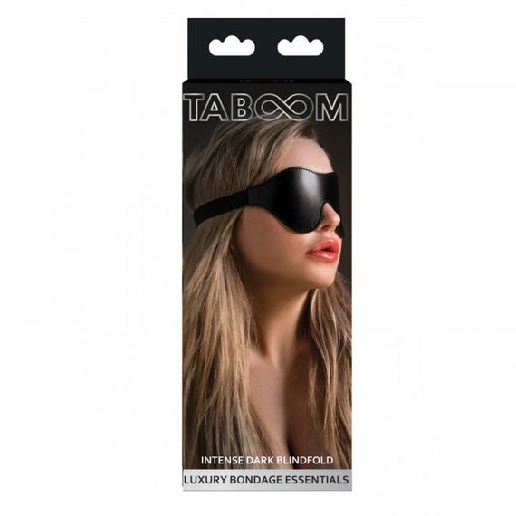 Маска на очі Taboom Intense Dark Blindfold, чорна Sex Aura | Зображення 1