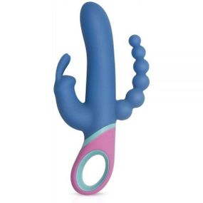 Вибромассажер тройной зайчик с вращающей головкой PMV20 Vice sexstyle