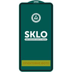 Защитное стекло SKLO 5D (тех.пак) для Apple iPhone 17 Pro (6.3") Черный