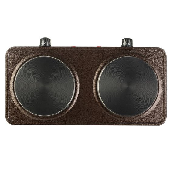 Настольная плита электрическая ViLgrand VHP152F. CG-555 Цвет: коричневый | Зображення 1