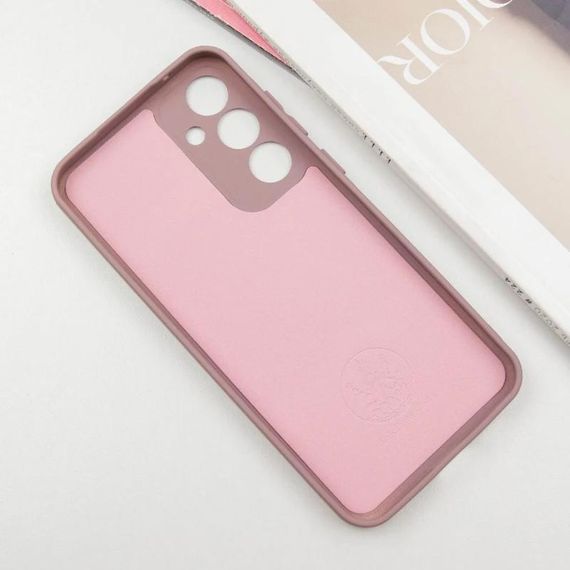 Чохол Silicone Cover Lakshmi Full Camera (AA) with logo для Samsung Galaxy S25+ Рожевий / Pink Sand | Зображення 1