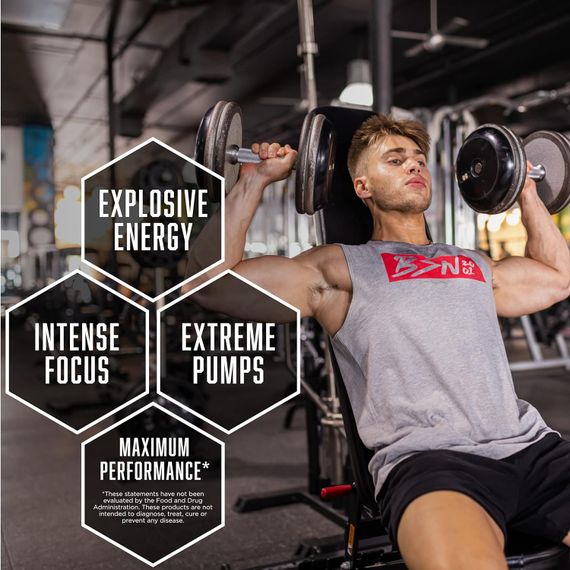 Передтренувальний комплекс BSN N.O. Xplode 3.3 552 g (Grape) | Зображення 2