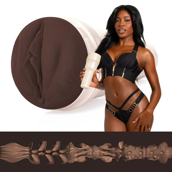 Мастурбатор Fleshlight Girls: Nicole Kitt Purrrrrfection, зі зліпка вагіни, дуже ніжний Sex Aura