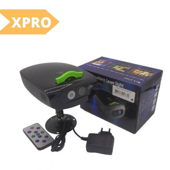 Лазерна установка XPRO RD-8010 RGB + пульт чорна (MER-14576_763) | Зображення 1