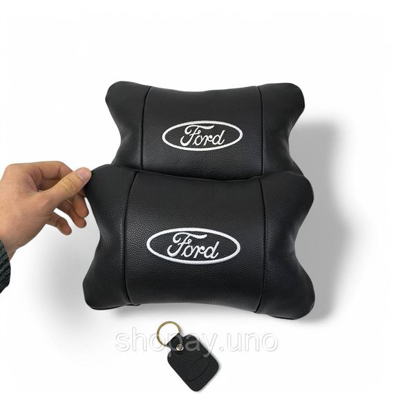 Подушка для водія для авто Ford, Подушка підголівник в подарунок комфорту в авто VB-79 | Зображення 4