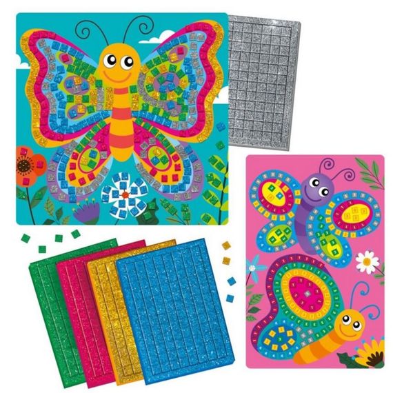 Набор для творчества со сверкающей мозаикой "Бабочки" VT4511-15 | Зображення 1