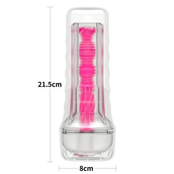 Мастурбатор - Lumino Play Masturbator Pink Glow 8.5" Sex Aura | Зображення 2