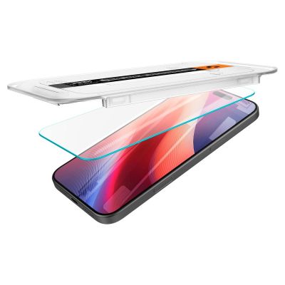 Стекло защитное Spigen iPhone 16 Pro Glas.tR EZ Fit (2 Pack) (AGL07928) | Зображення 2