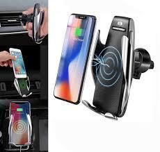 Автомобильный держатель с беспроводной зарядкой SMART SENSOR S5