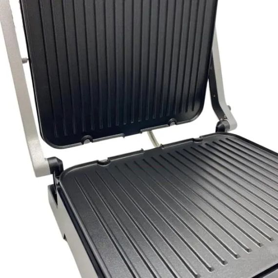 Гриль электрический прижимной Zepline 3500W со съемными пластинами контактный | Зображення 5