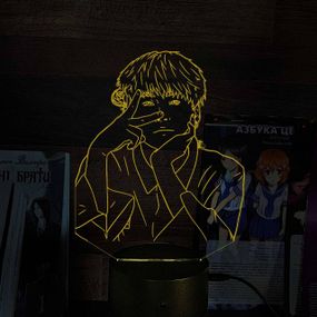 Акриловый светильник-ночник Мин Юнги желтый tty-n001510