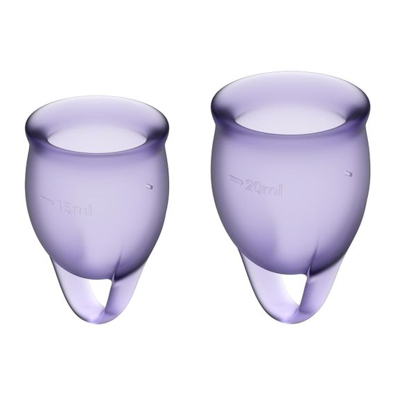 Менструальні чаші - Satisfyer Feel Confident Violet sexstyle