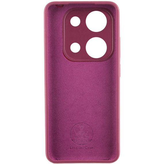 Чохол Silicone Cover Lakshmi Full Camera (AAA) для Xiaomi Redmi Note 13 4G Бордовий / Plum | Зображення 1