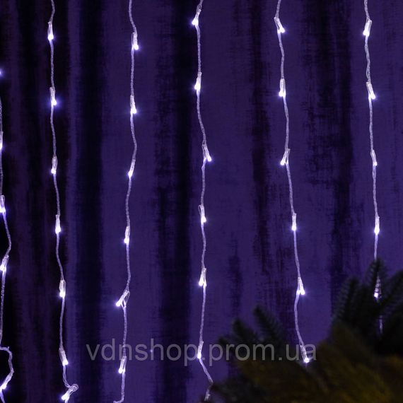 Гирлянда светодиодная GarlandoPro 270 LED Водопад 3х3 м 10 линий 8 режимов Белый 1733051W | Зображення 8