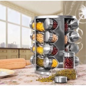 Карусель для спецій Spice carousel 16 відсіків. Контейнери для спецій