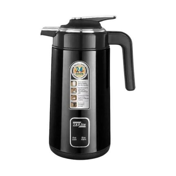 Чайник электрический термос 3л 2200Вт с датчиком температуры  Zepline ZP123 Черный