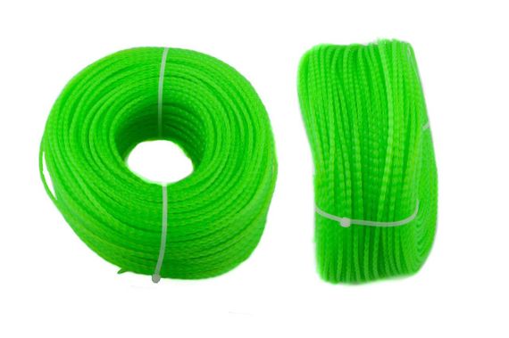 Леска мотокосы   Ø2,7mm, 100 метров   (косичка, зеленая)   BEST